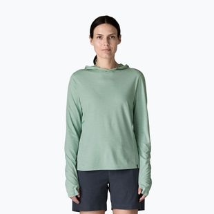 Dámská mikina Patagonia Capilene Cool Sun Hoody thermal blue/thin ice x-dye