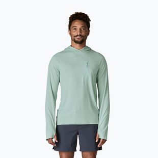 Pánská mikina Patagonia Capilene Cool Sun Hoody thermal blue/thin ice x-dye