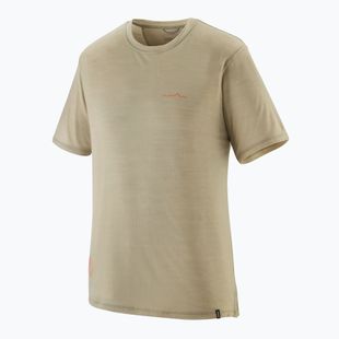 Pánské tričko Patagonia Cap Cool Merino Blend Graphic Shirt multi-pitch/weathered stone