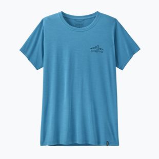 Dámské tričko Patagonia Capilene Cool Daily - Cloud Crag shore blue/light shore blue x-dye
