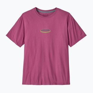 Pánské tričko Patagonia '95 Oval Logo faded magenta