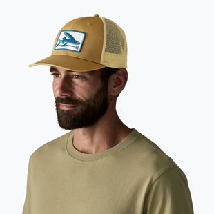Dámská kšiltovka Patagonia Flying Fish LoPro Trucker flying fish fork/bobcat brown