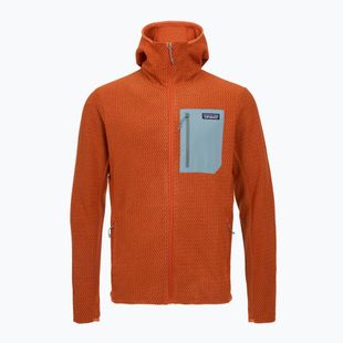 Pánská trekingová mikina Patagonia R1 Air Full Zip Hoody coal orange