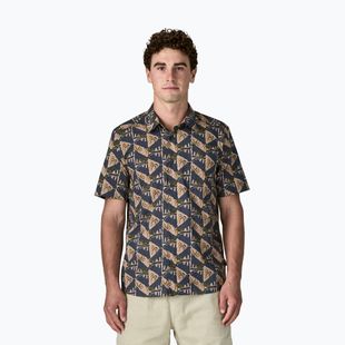 Pánská košile Patagonia Go To jaguar geo/dolomite blue