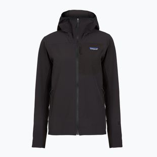 Dámská softshellová bunda Patagonia R1 CrossStrata Hoody black