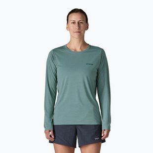 Dámské tričko Longsleeve Patagonia Capilene Cool Daily Shirt - Boardshort Logo blue sage/light blue sage x-dye