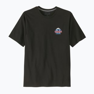 Pánské trekové tričko Patagonia Great Waves Responsibili Tee black