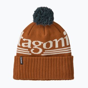 Zimní čepice Patagonia Powder Town hut tripper logo: cinnamon brown