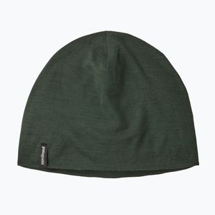 Zimní čepice Patagonia Overlook Merino Wool Liner Beanie treeline green