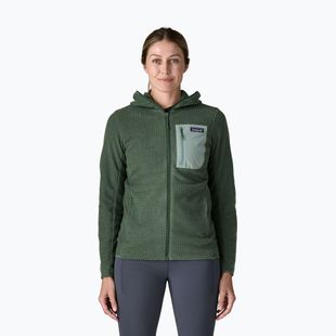 Dámská fleecová mikina Patagonia R1 Air Full-Zip Hoody canopy green