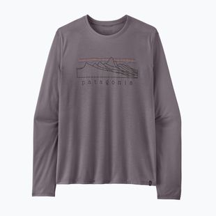 Pánské tričko Longsleeve Patagonia Cap Cool Trail Stratapeaks may grey