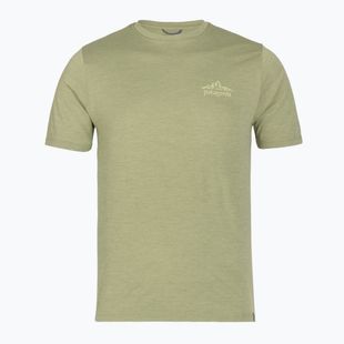 Pánské tričko na lezení Patagonia Cap Cool Daily Shirt - Cloud Crag gumtree green - light gumtree green x-dye