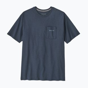 Pánské tričko na lezení Patagonia Boardshort Logo Pocket Responsibili summit blue