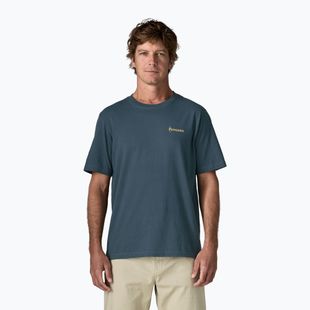 Pánské tričko na lezení Patagonia Water People Banner summit blue