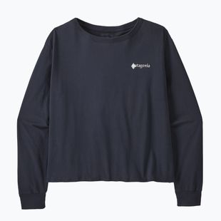 Dámské tričko Longsleeve Patagonia Hut Tripper Easy Cut smolder blue