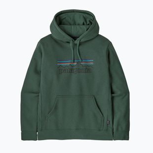 Pánská mikina Patagonia P-6 Logo Uprisal Hoody p-6 outline: canopy green
