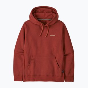 Pánská mikina Patagonia Boardshort Logo Uprisal Hoody Rusty Red