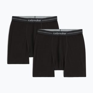 Pánské termo boxerky Icebreaker Merino 150 Anatomica Boxers 2 pairs black
