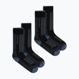 Dámské lyžařské ponožky Icebreaker Merino Ski+ Medium OTC 2 Pack black/dawn/graphite
