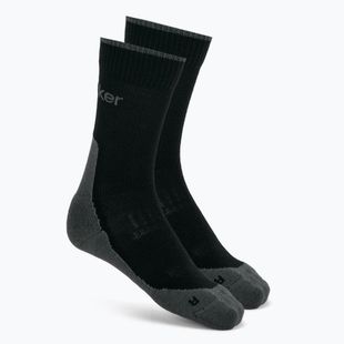 Pánské ponožky icebreaker Merino Hike+ Light Crew 2 pairs black/obsidian