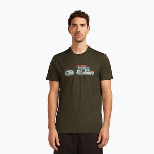 Pánské tričko icebreaker Merino 150 Tech Lite Transportage Tee dark loden