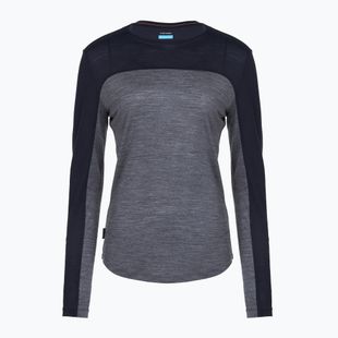 Dámské tričko Longsleeve icebreaker Merino 125 Cool-Lite Sphere Tee CB midnnavy hthr/midnnavy/cb