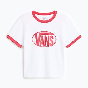 Dámské tričko Vans Center Chest Ringer Tee white