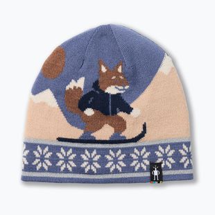 Dětská zimní čepice Smartwool Reversible Art Beanie nightfall blue