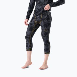 Termo kalhoty Smartwool Classic Thermal Merino Base Layer 3/4 Bottom Boxed black tie dye/hny gold