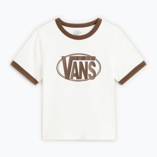 Dámské tričko Vans Center Chest Ringer Tee egret