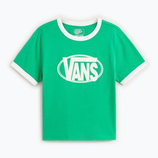 Dámské tričko Vans Center Chest Ringer Tee vivid verdant