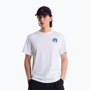 Pánské tričko na lezení The North Face Basecamp Barista Rlx tnf white/pacific teal