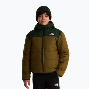 Dětská zateplená bunda  The North Face Reversible Shasta FZ Hooded caraway seed/bo