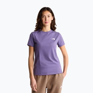 Dámské tričko The North Face Evolution Simple Dome Slim SS grounded plum