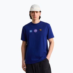Pánské tričko na lezení The North Face Explorer Badges RLX Tee Graphic bold blue