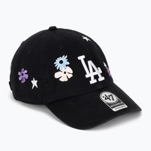 Kšiltovka 47 Brand MLB Los Angeles Dodgers Flora CLEAN UP black