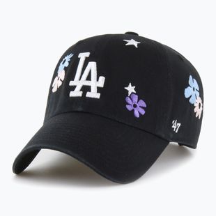 Kšiltovka 47 Brand MLB Los Angeles Dodgers Flora CLEAN UP black