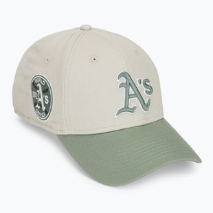 Kšiltovka  New Era WS Patch 9Forty Oakland Athletics light beige