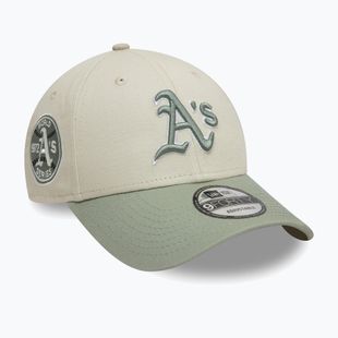 Kšiltovka  New Era WS Patch 9Forty Oakland Athletics light beige