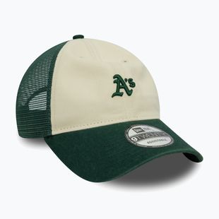 Kšiltovka New Era 9Twenty Trucker Oakland Athletics light beige