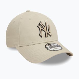 Kšiltovka New Era Team Outline 9Forty New York Yankees light beige