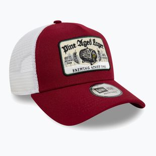 Kšiltovka  New Era NE Vintage Trucker dark red