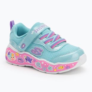 Dětské boty SKECHERS Play Scene Fun Squad turquoise