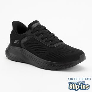 Pánské boty SKECHERS Bobs Squad Chaos Solid Step black