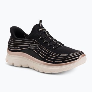 Dámské boty SKECHERS Summits Plus Soft Luster black/rose gold