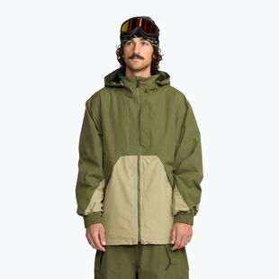 Pánská snowboardová bunda Volcom Longo GTX dark olive