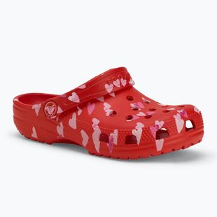 Dětské nazouváky Crocs Classic Valentines Day Clog Kids cherry red