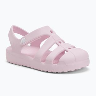 Dětské sandály Crocs Classic Fisherman pink milk
