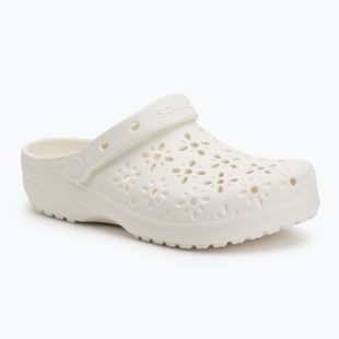 Nazouváky Crocs Classic Floral Cutout Clog chalk