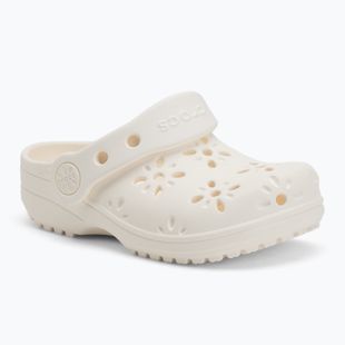 Dětské nazouváky Crocs Classic Floral Cutout Clog Kids Toddler chalk